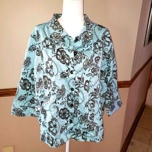 Womens plus sz 1X Mirror Image blazer jacket